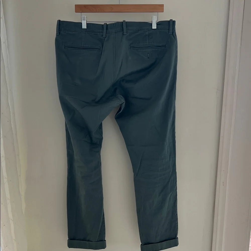 J. Crew Men's Dark Green Chinos